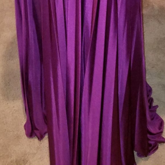 Escape by Joanna Cher Eggplant One Shoulder Empire dress - Picture 10 of 10